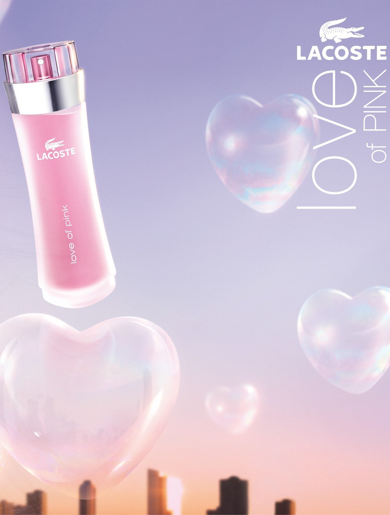 Туалетная вода женская Lacoste LOVE OF PINK 2мл (edT - eau de Toilette)