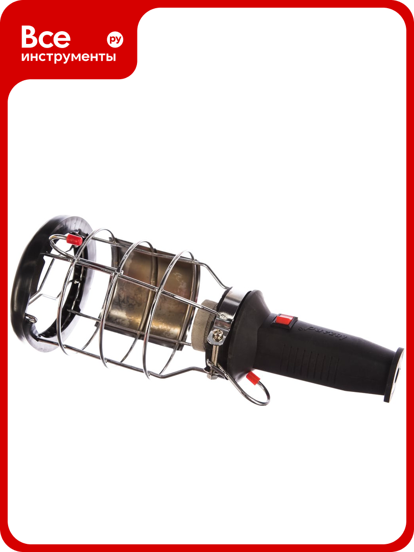 Переносной светильник LEZARD 106 с ручкой из каучука с выкл. 2Р+РЕ 1х16А 220-240V 106-0400-0106/106
