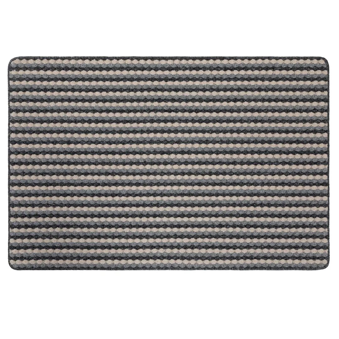 Коврик декоративный полипропилен Bendigo 67х100 см цвет серый