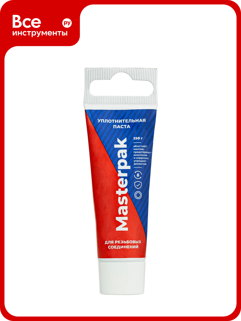 Паста уплотнительная MasterProf Masterpak вода пар 250 г туба ТД.030863