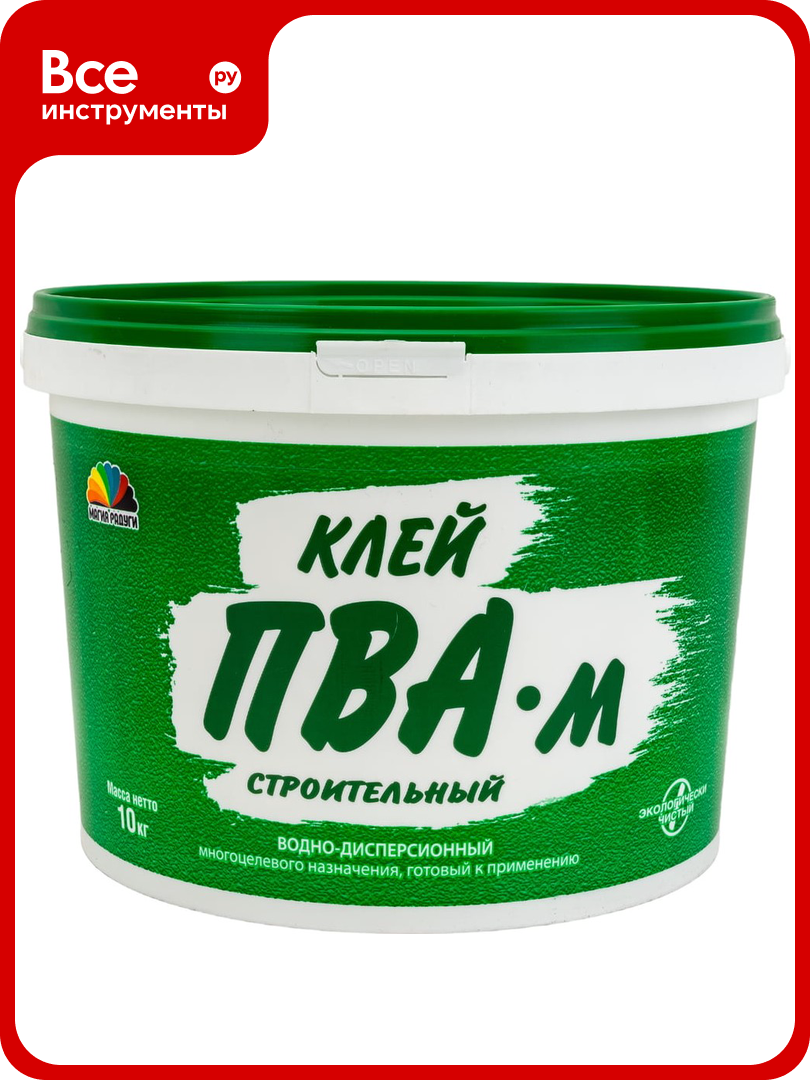 Строительный клей ПВА Магия Радуги 10кг 4833