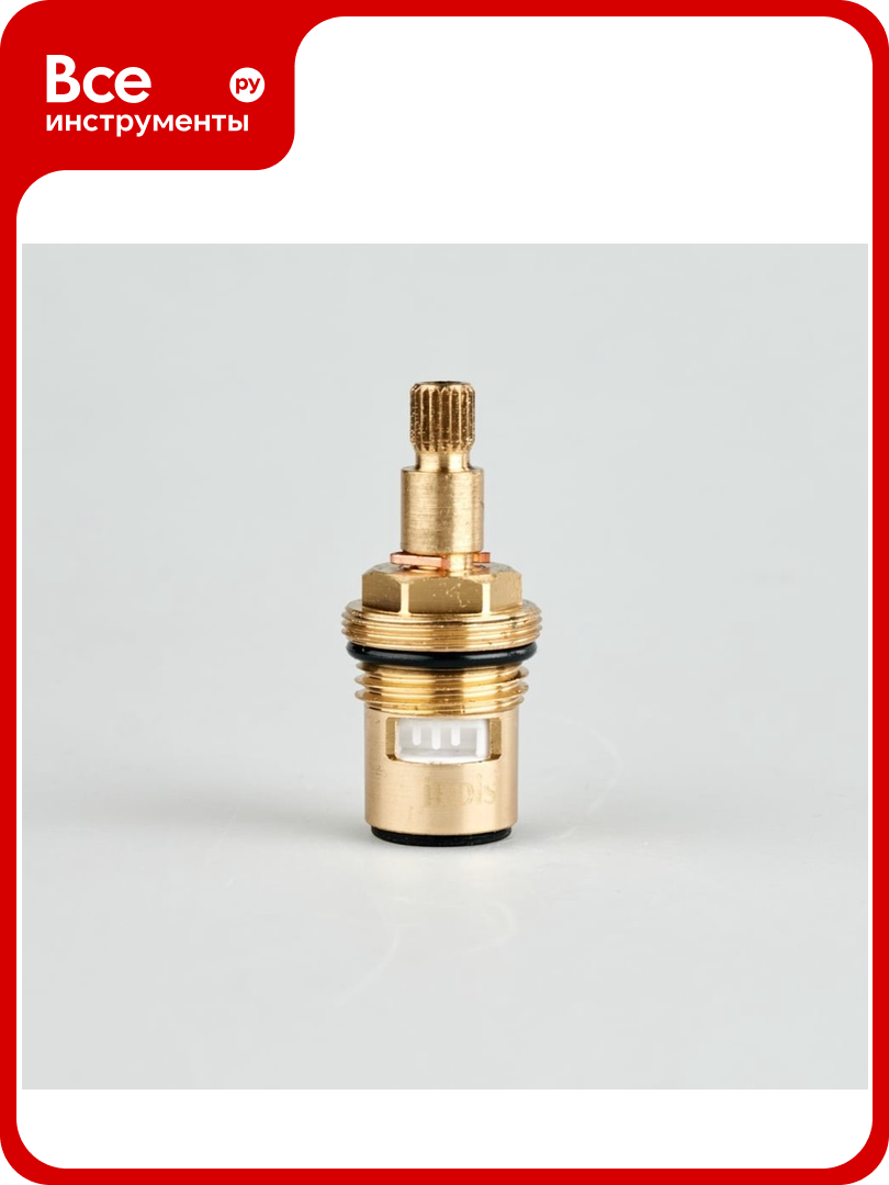 Керамическая кран-букса IDDIS 180° 20 зубцов G 1/2