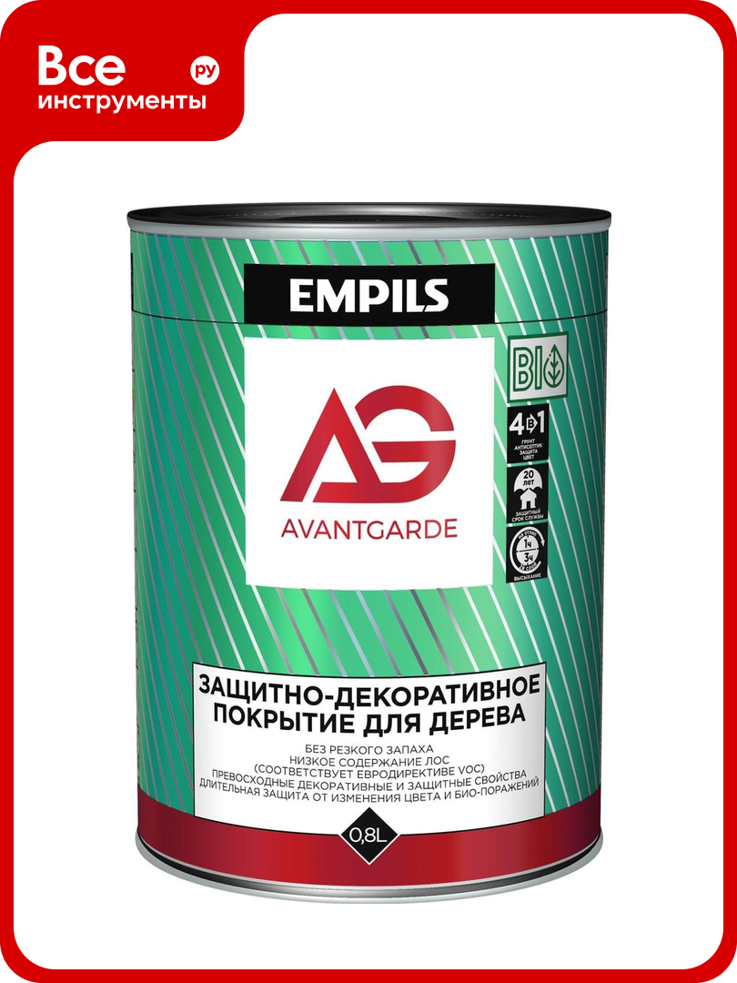 Защитно декоративное покрытие для дерева Avantgarde палисандр  0 8 л  0 8 кг 77452