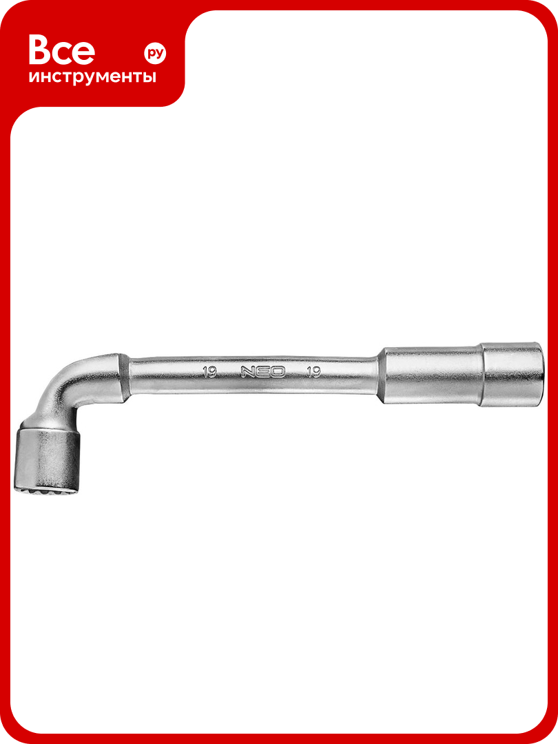 Торцовый ключ NEO Tools 19x200мм 09-214