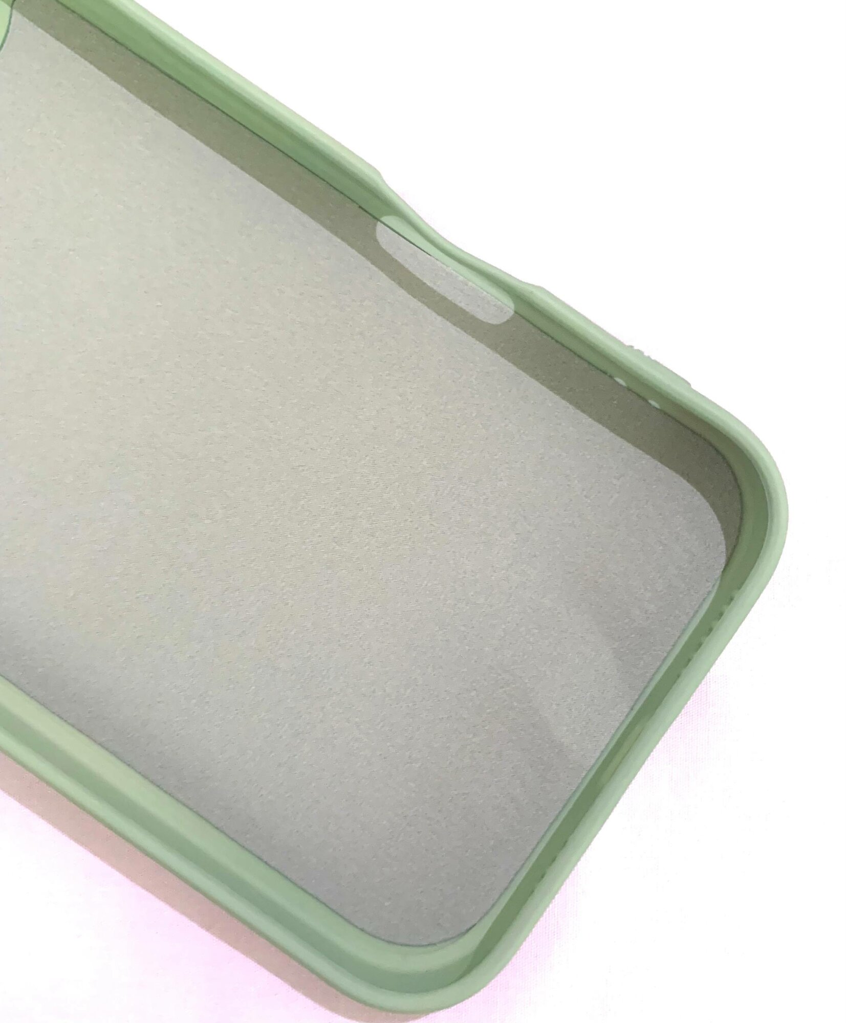 Чехол "Ромашки" зелёного цвета для модели телефона Iphone 16 Pro Max — фото 1