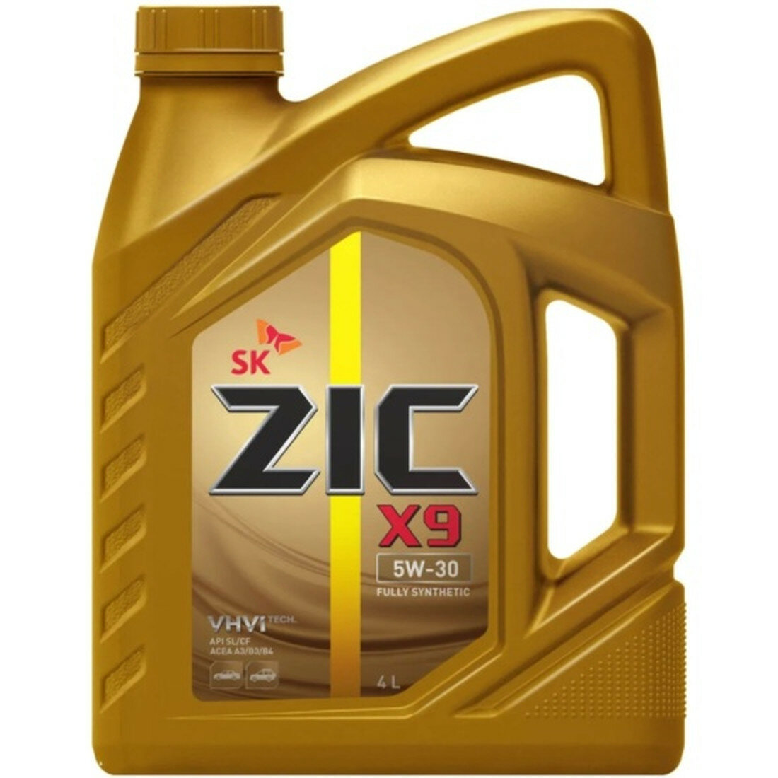 Моторное масло ZIC X9 5W-30, синтетическое, 4 л