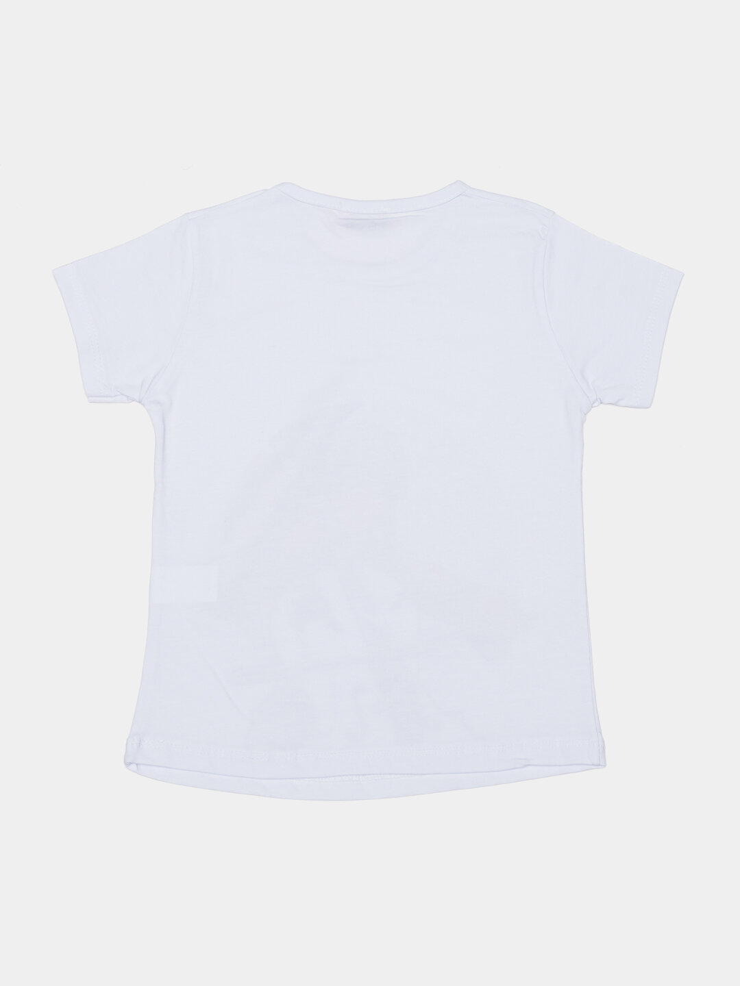 Футболка  Футболка "Wednesday", хлопок, для девочки, принт стойкий, не выгорает, размер 122, прозрачный — фото 1