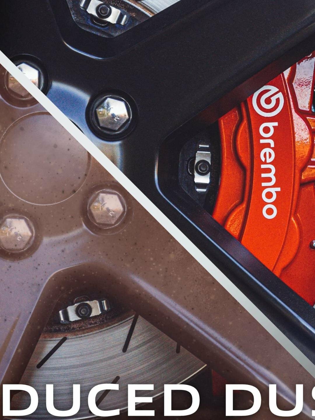 Универсальные накладки на суппорты дизайн MGS-Tuning AMG Red, универсальная, 4 шт. — фото 1