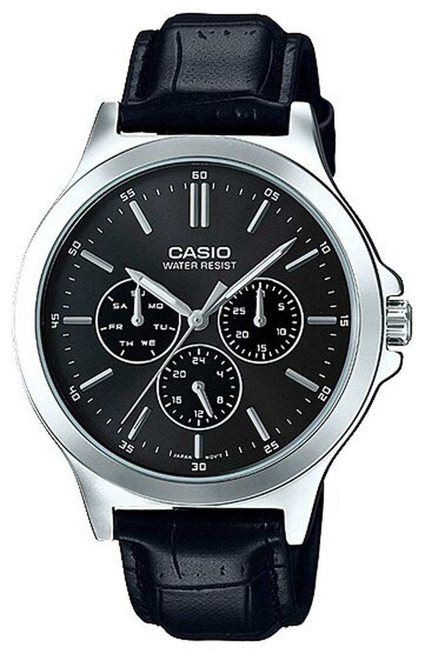 Наручные часы CASIO, серебристый/черный — фото 1