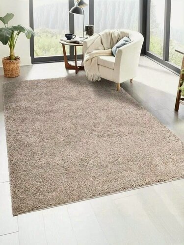 Изображение товара Ковер Коричневый 1 х 3 м мягкий, пушистый, с высоким ворсом, на пол для комнаты Белка Фьюжн 42810_49022