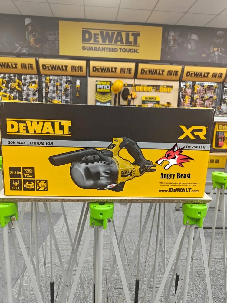 Оригинал DeWalt Бытовой пылесос DCV501LN Беспроводной ручной пылесос DEWALT 20 В (только инструмент)