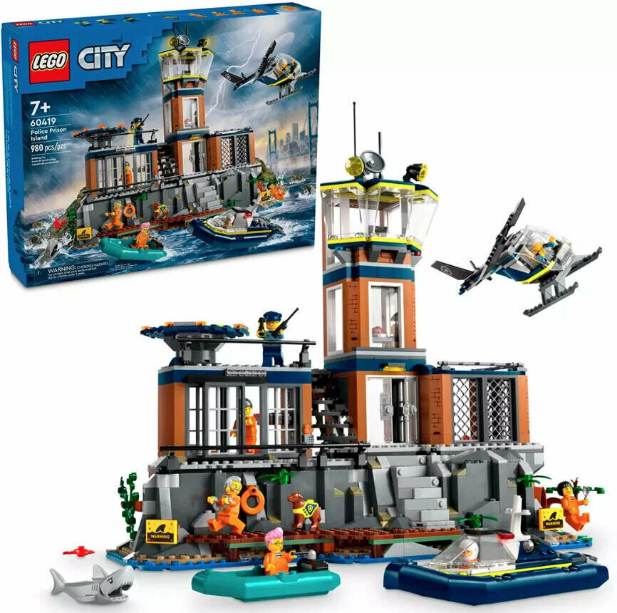 Конструктор LEGO City 60419 Полицейский тюремный остров