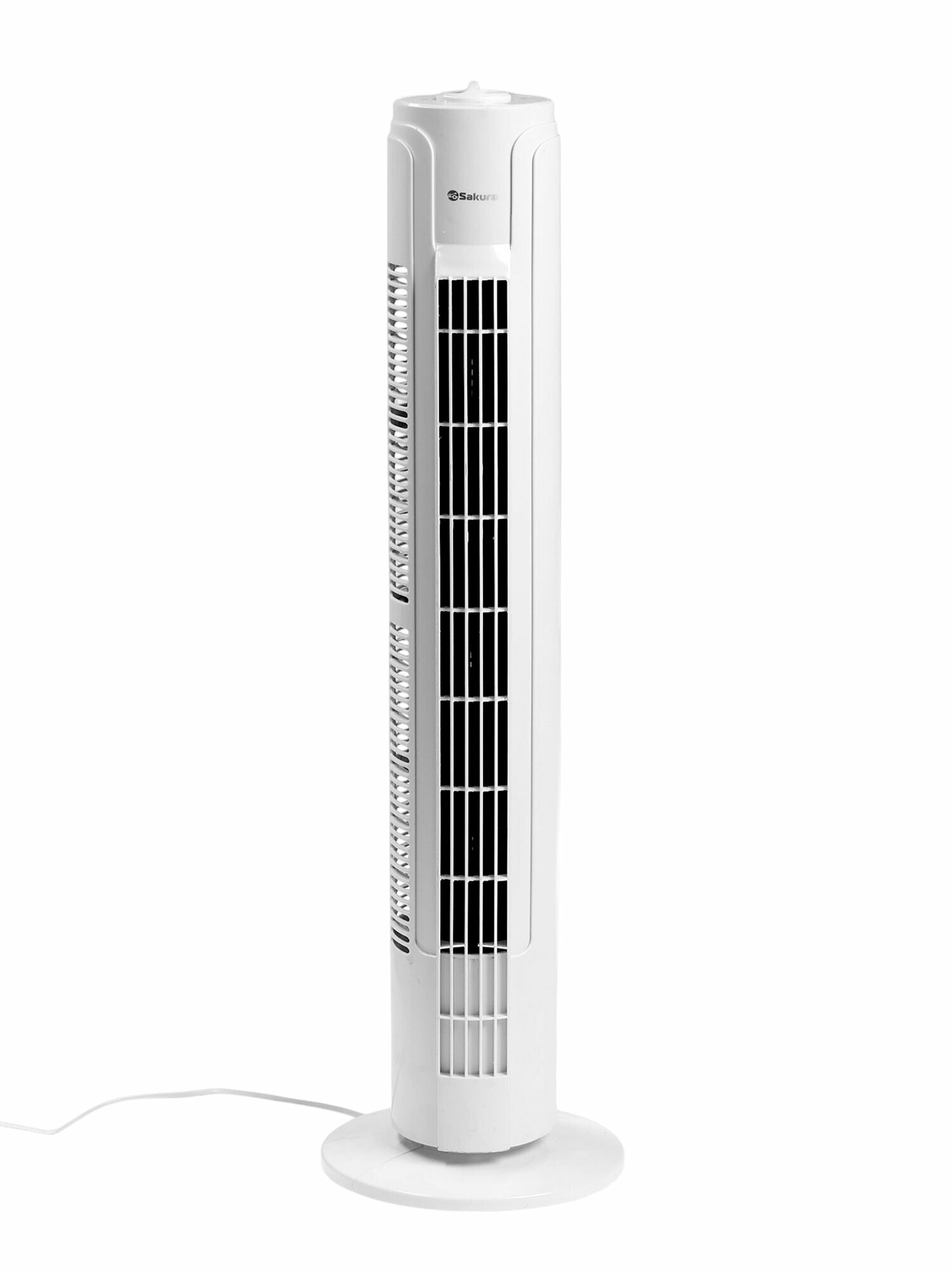 Вентилятор Sakura SA-19W колонный напольный 45 Вт 80 см 3 режима механический белый