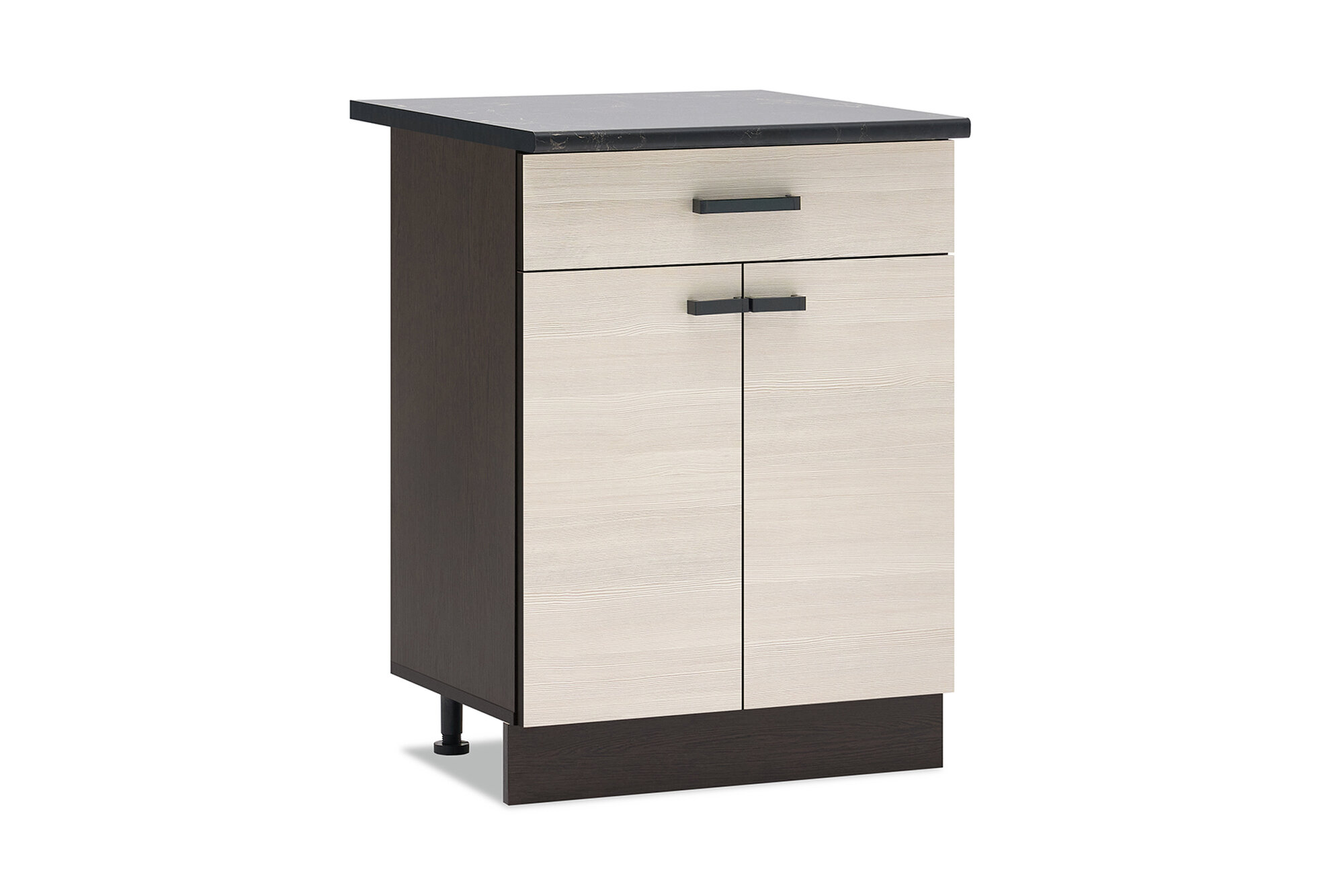 Кухонный модуль напольный с ящиком Нонтон Мальва Н600-1Я 60x42x83 см венге / лоредо