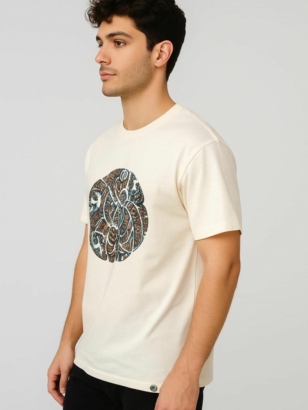 Футболка DNZ, размер S, белый, — фото 1