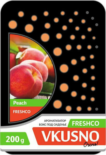 Ароматизатор под сиденье Azard Freshco VKUSNO Персик