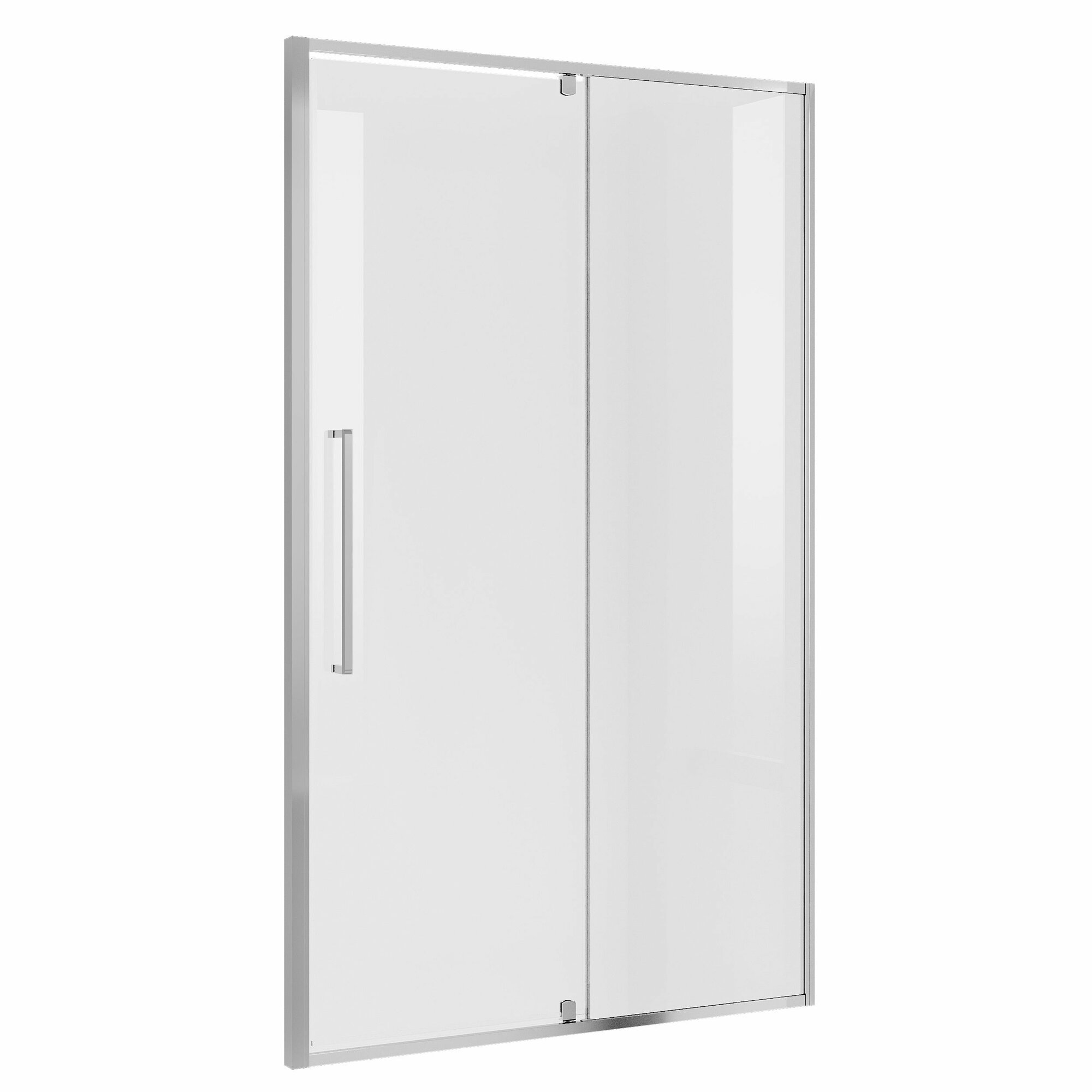 Дверь в нишу Niagara Nova NG-66-11A (110х195) хром стекло прозрачное дверь распашная1 место