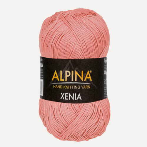 Изображение товара Пряжа Alpina "XENIA" 10 шт. по 50 г 100% мерсеризованный хлопок 240 м №708 персиковый