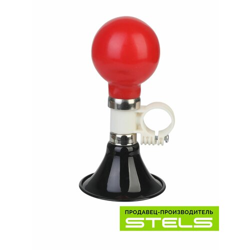 Клаксон STELS 83P-22 сталь/ПВХ бело-красно-чёрный VELOSALE