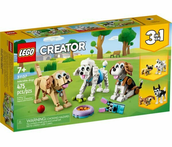 Конструктор LEGO Creator 31137 Очаровательные собаки