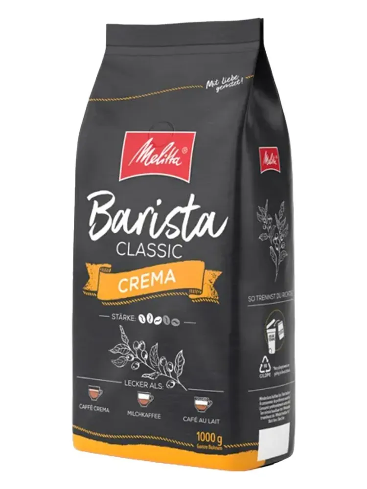 Кофе в зернах Melitta  Barista Crema   арабика  средняя обжарка  1кг