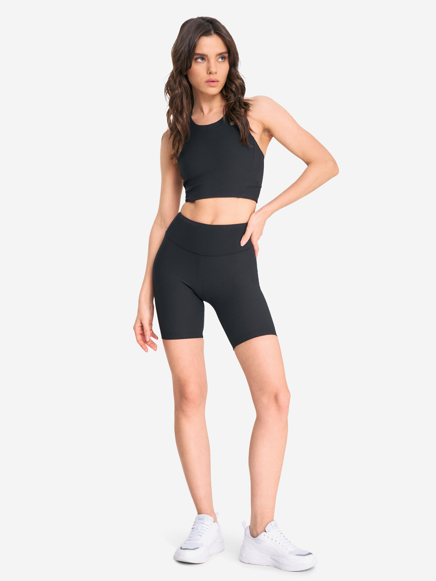 Велосипедки SENSANA, размер 48, черный — фото 1