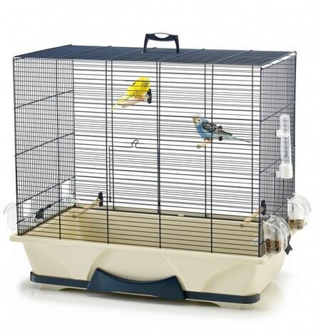 SAVIC PRIMO 50 65 см x38 см x 56.5 см клетка для птиц сине бежевая