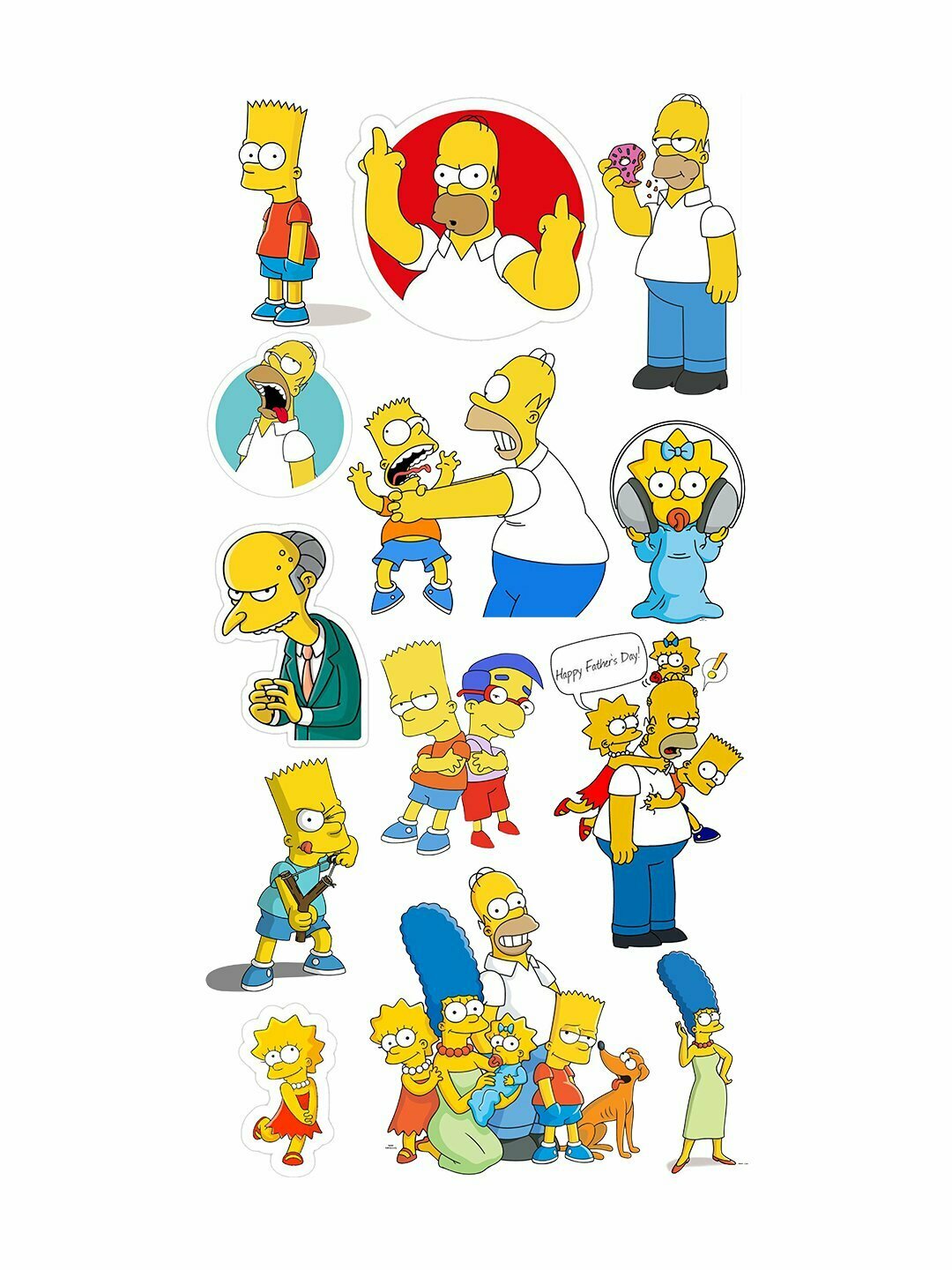 Наклейки на различные темы