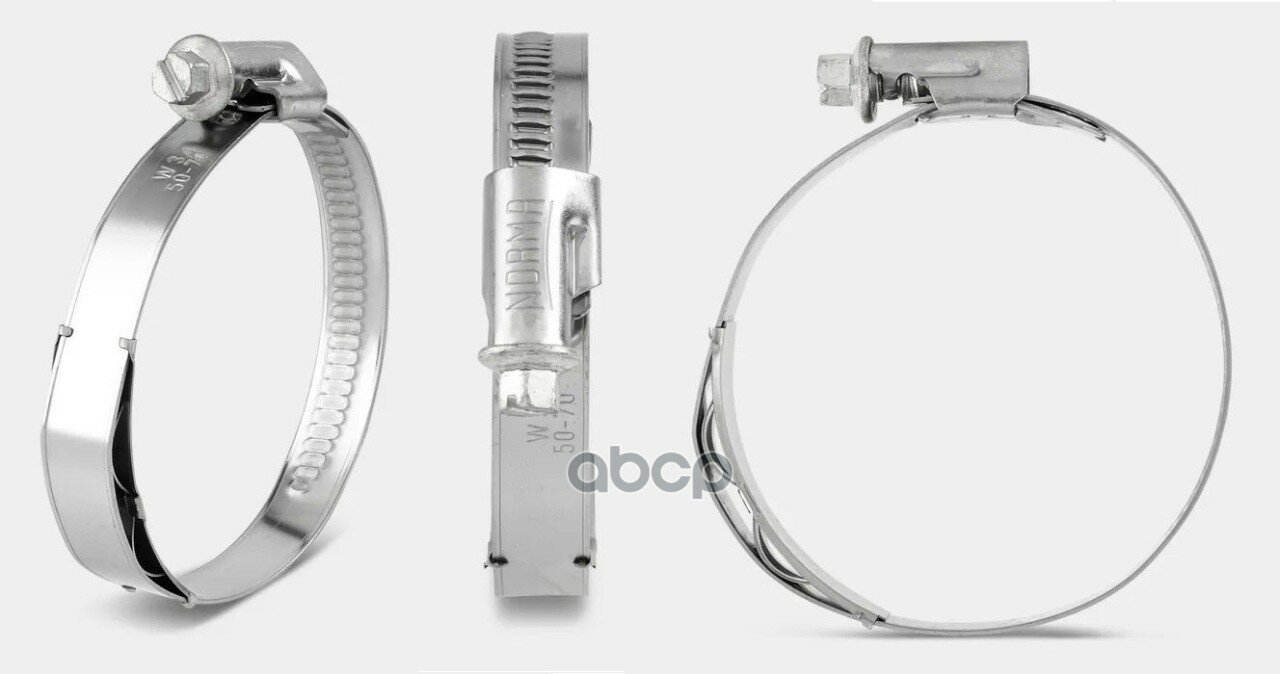 01377711032 Хомут. TORRO, W4, WF 25-40, шир. 12 мм, нерж. сталь, с пружинной вставкой 'NORMA' NORMA арт. 01377711032