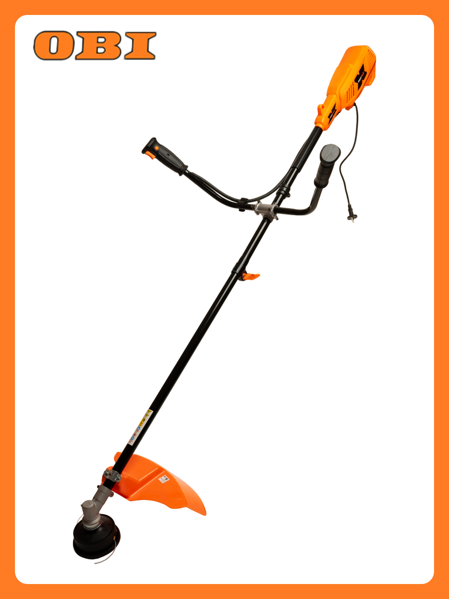 Триммер MAXPILER MET-2000C электрический переносной 2000W ширина скашивания 38 см