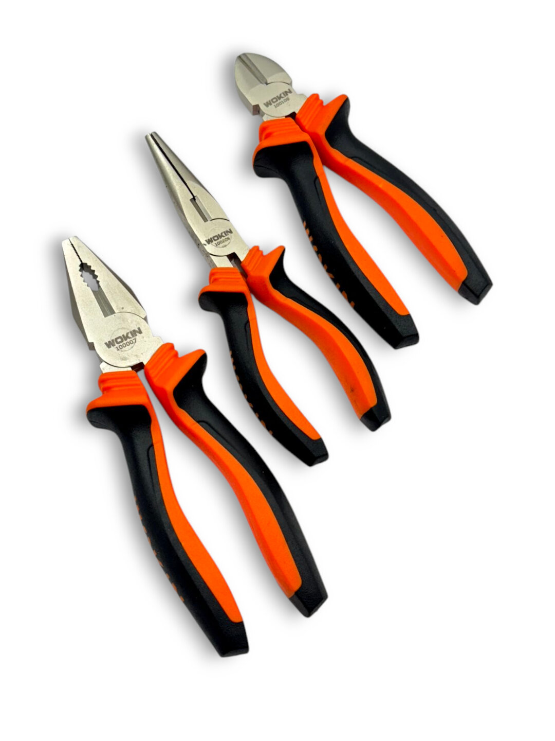 Набор плоскогубцев WOKIN из 3 штук для универсальных захватных и монтажных работ — фото 1