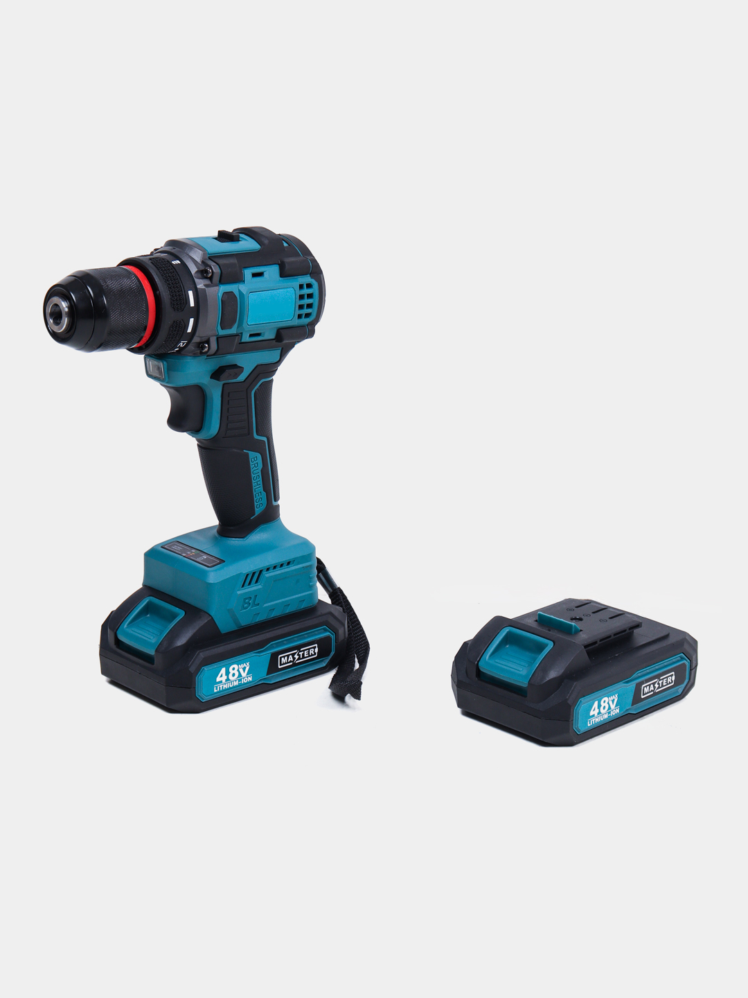 Дрель-шуруповёрт бесщеточная Makita 48Q, 3Ач, 40-80 Нм, с подсветкой — фото 1