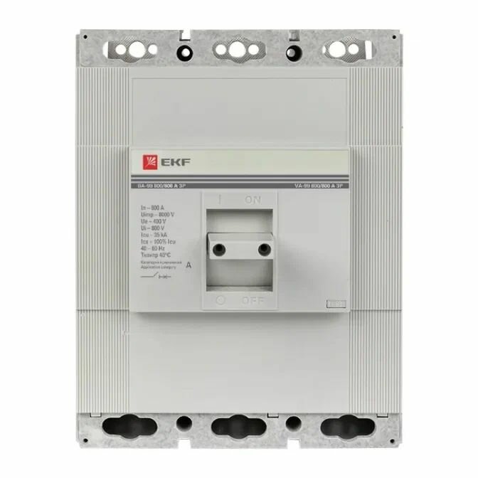 Автоматический выключатель ВА-99 800/800А 3P 35кА EKF PROxima — фото 1
