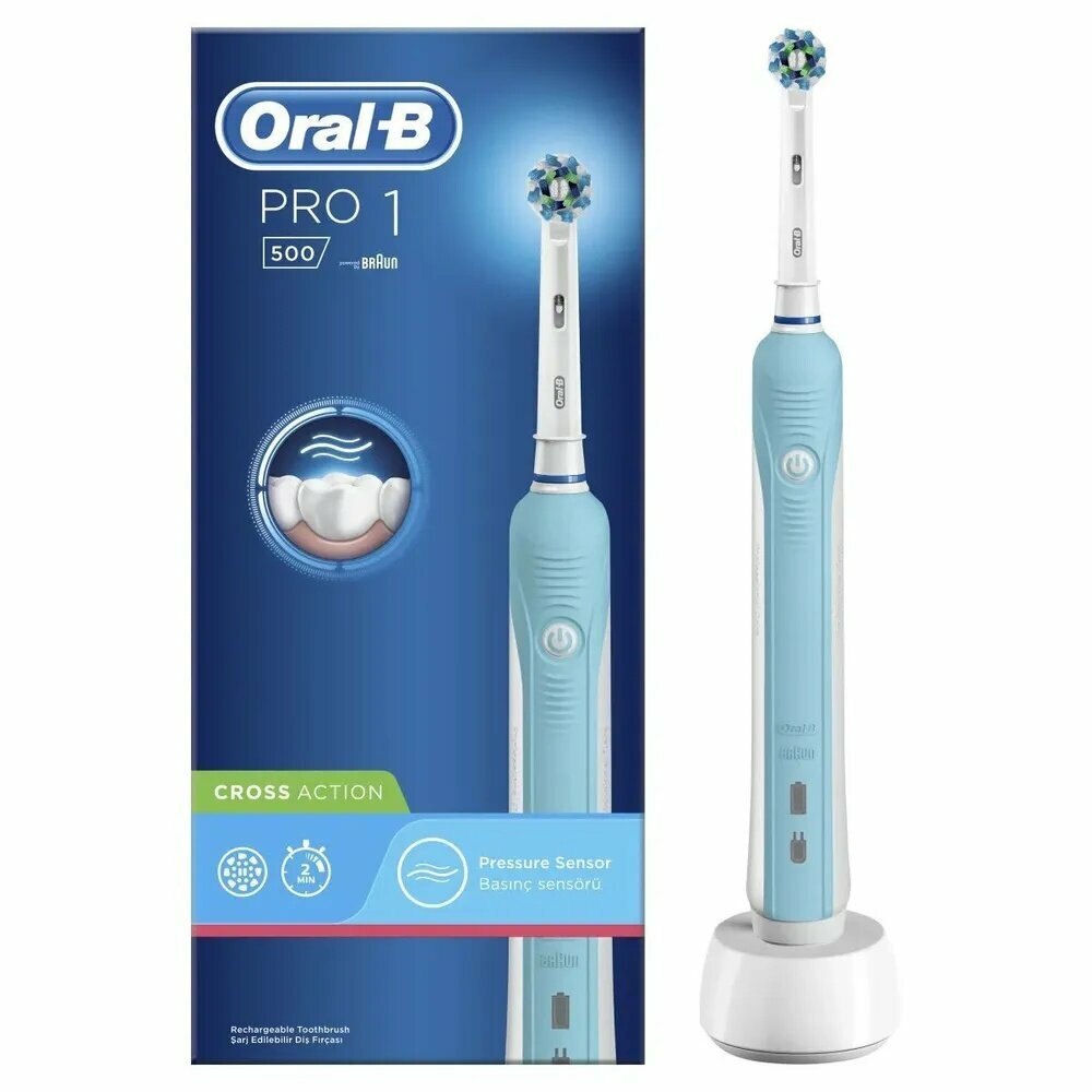 Oral-B Электрическая зубная щетка Pro 500 Cross Action
