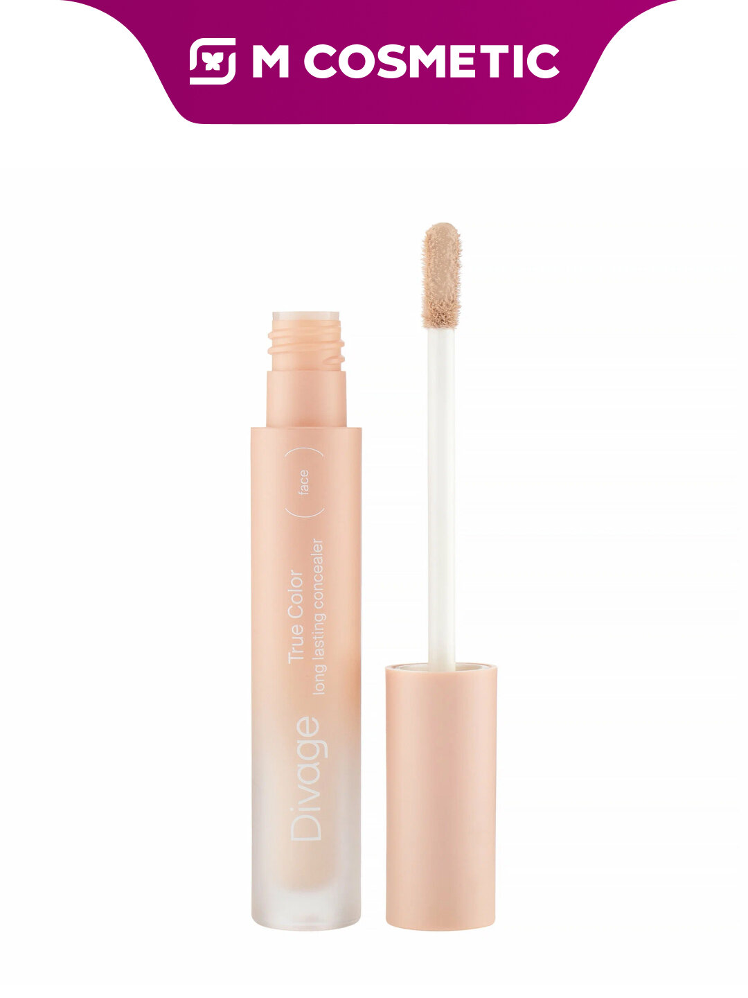 Консилер DIVAGE "True Color" 01W, бежевый, жидкая текстура, 3 мл