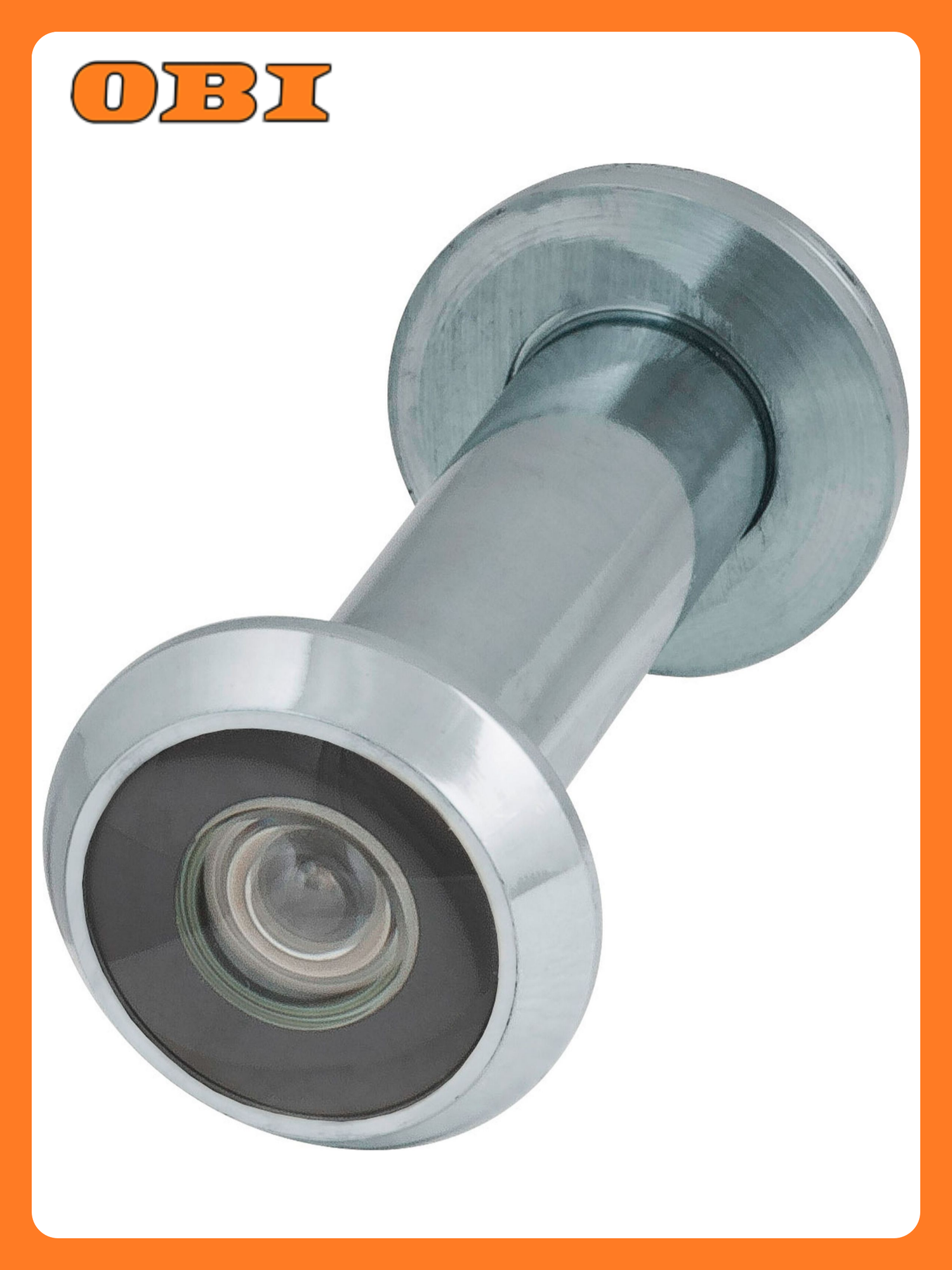 Дверной глазок Armadillo стандартный 60-100мм серебристый латунь