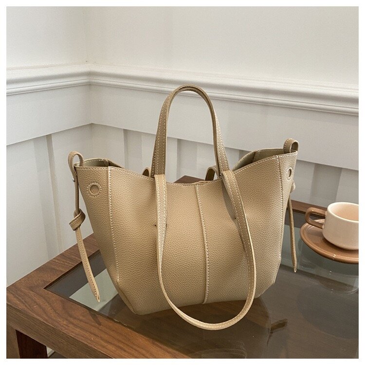 Сумка-рюкзак  Сумка женская, через плечо, тоут, А4, бежевый — фото 1