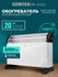 Конвектор электрический обогреватель Centek CT-6123: 2000 Вт, 20 м², настенный/н...