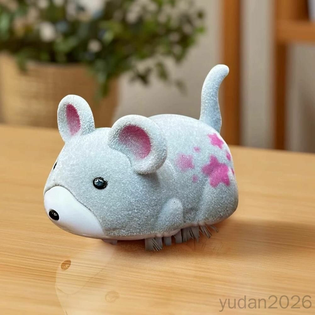 Заводная мышка для кошек/ Интерактивная умная игрушка для кошек мышка со звуком