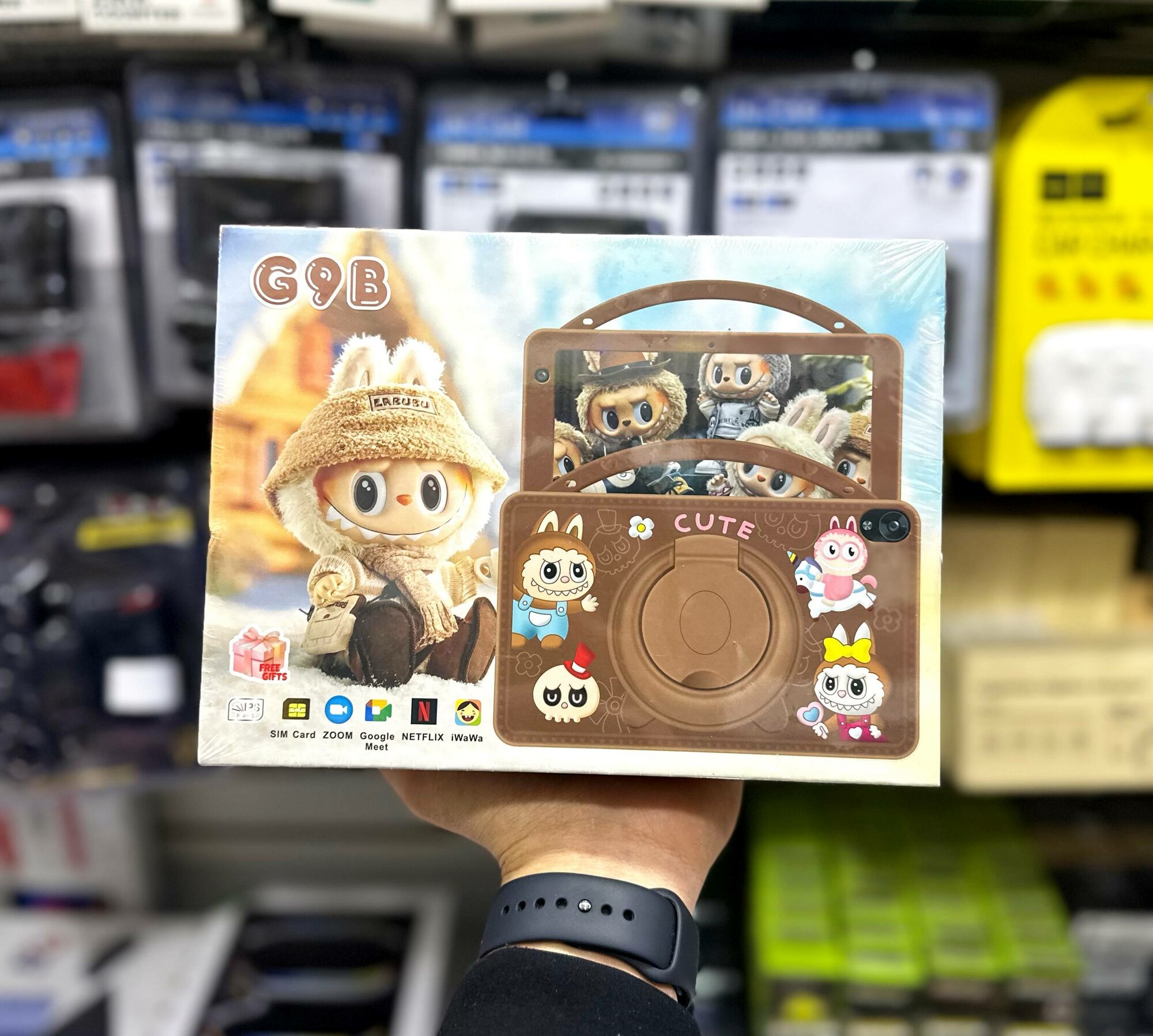 Детский многофункциональный планшет Labbuli G9B 128 ГБ (Android 14), 7" Wi-Fi + SIM