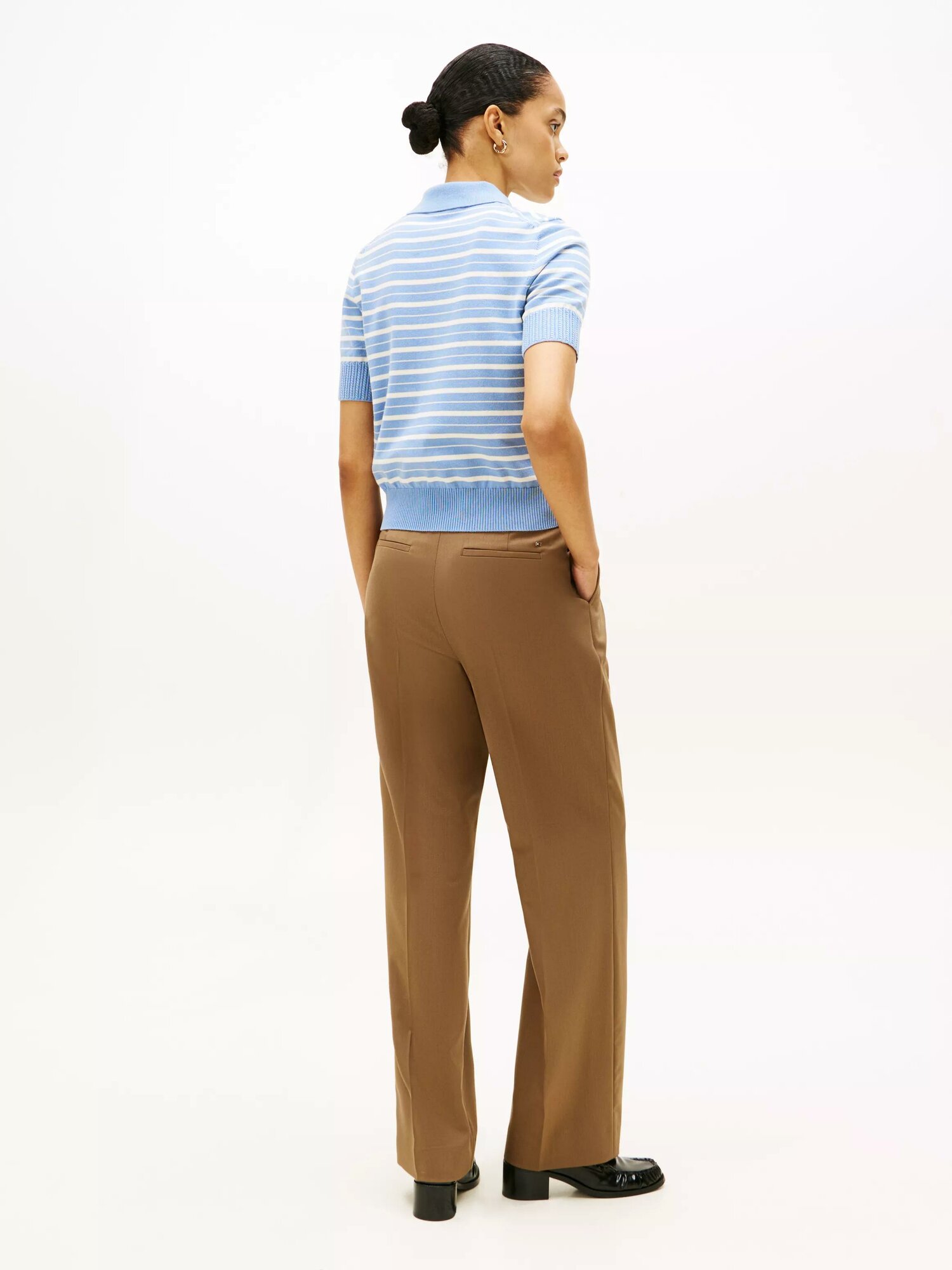 Свитер TOMMY HILFIGER, размер M, , светло-синий — фото 1