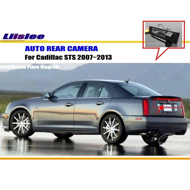 Для Cadillac STS 2007-2013 автомобильная камера заднего вида резервная камера заднего вида для парковки AUTO HD CCD CAM комплект аксессуаров