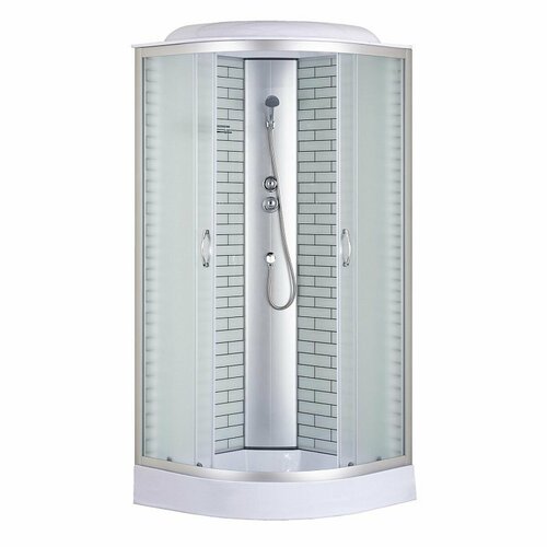 фото Душевая кабина loranto sunway 1000х1000х2150 профиль хром (cs-6610-13fw 100)