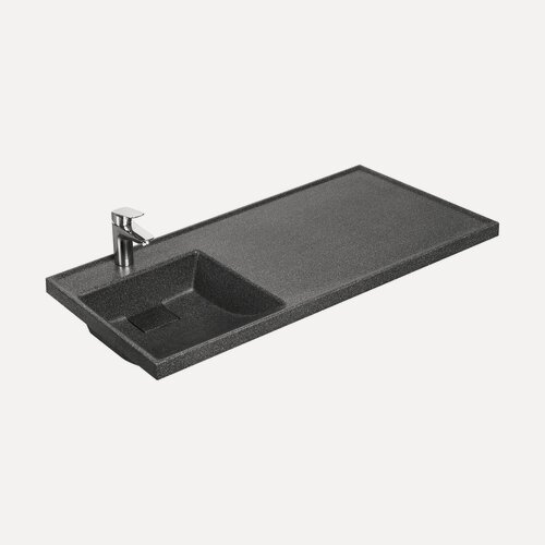 Изображение товара Раковина AQUATON Лондри 1050 графит левая (1A72833KLH21L)