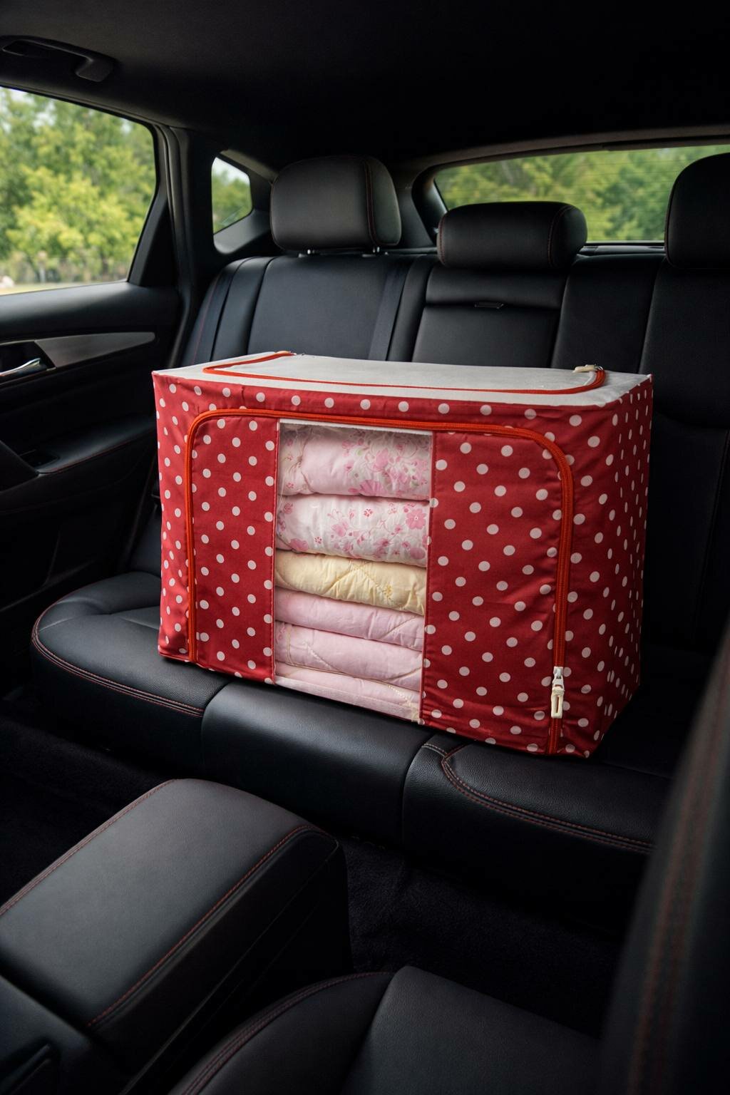 Тканевый органайзер для хранения одежды Практичный и вместительный короб-органайзер