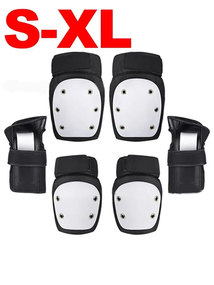 Комплект защиты для спорта, размер: S-XL, для скейтбординга, роликовых коньков