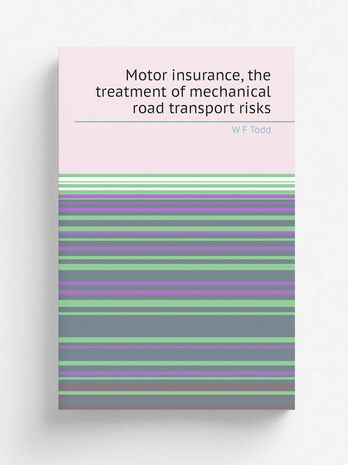 Motor insurance, the treatment of mechanical road transport risks