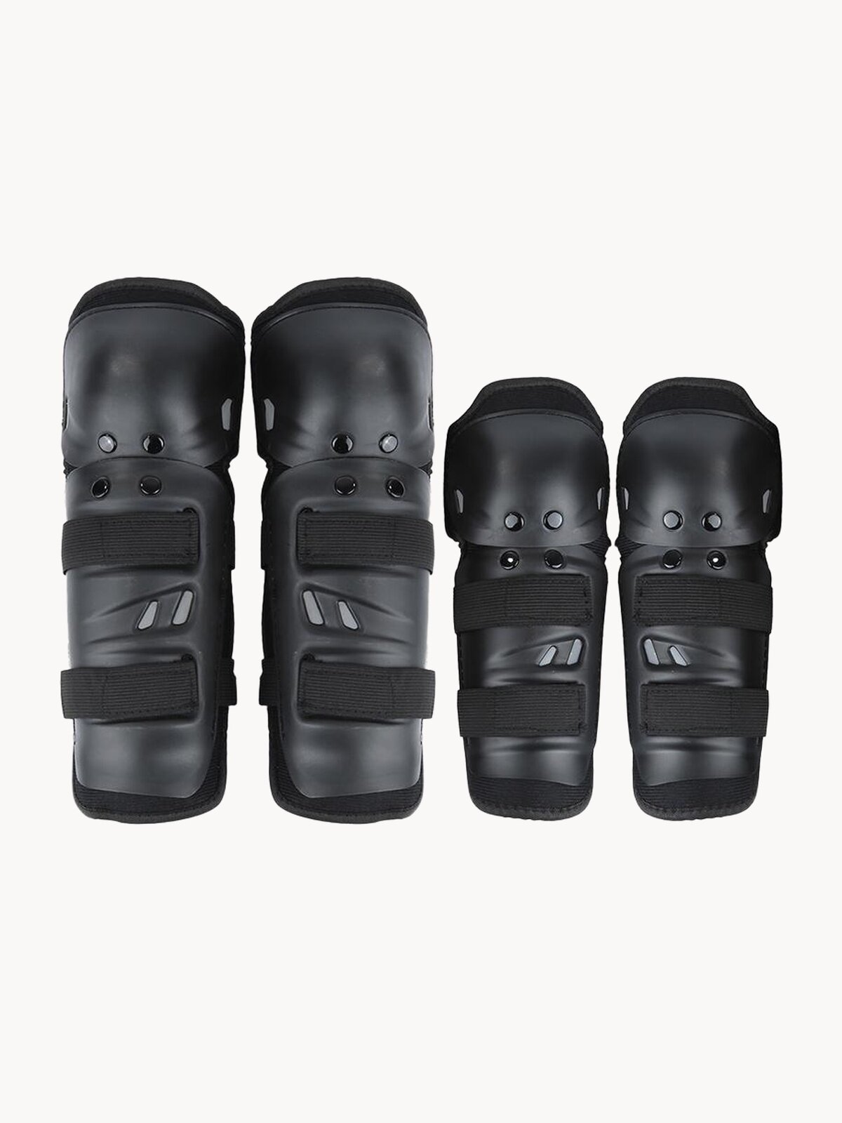 Комплект защиты HANOX, универсальный, для экстремального вида спорта, черный