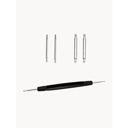 Шпилька AXIVER, фактура глянцевая, размер 18мм, серебристый