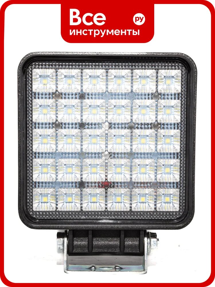 Фара автоэлектрика ae90s-30led-65pc квадратная, рассеиваемый свет, 30 диодов, 90 w, 110x65x140, 12/24 v 09.02414
